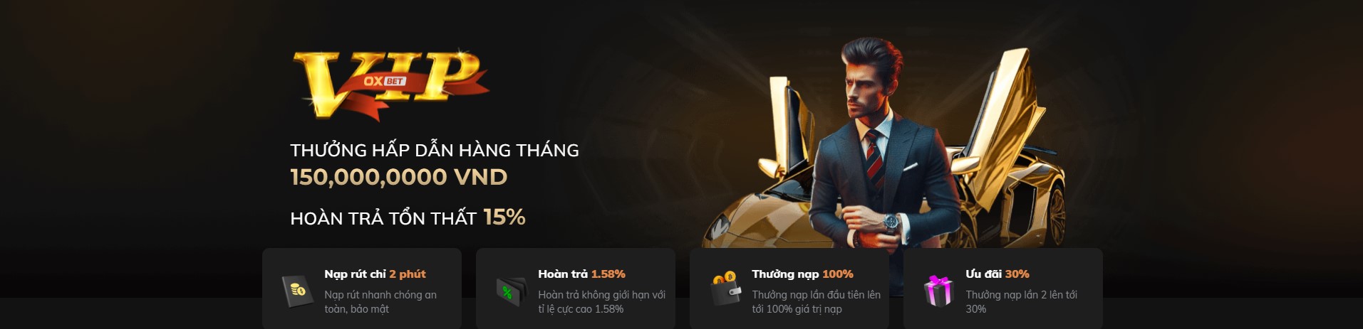 Khuyến mãi vip Oxbet