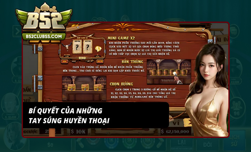 Cao thủ chia sẻ ciến thuật chơi Miền Viễn Tây B52 Club luôn thắng