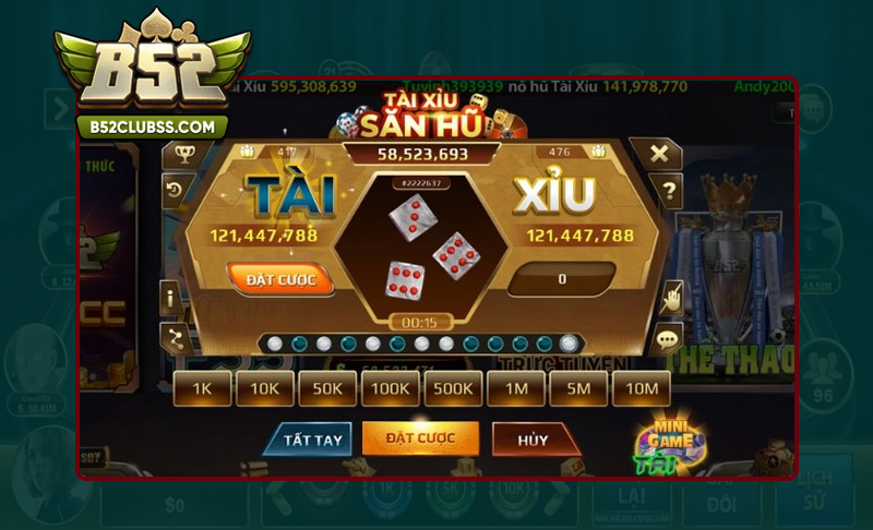 Khám phá sân chơi Tài Xỉu B52 Club